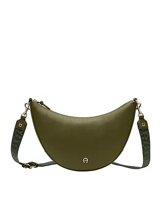 AIGNER | Ledertasche - Umhängetasche ZITA Medium | olive